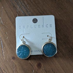 Boho Textured Circle Earrings